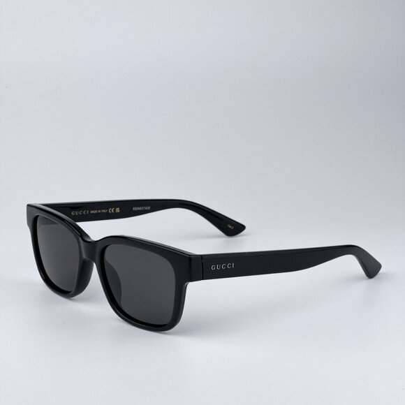 Gucci GG1716S 001 BRAND NEW Sunglasses Black Grey Square Unisex main image 5
